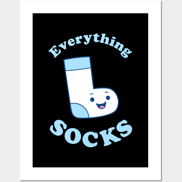 Everything Socks Wall Art by dumbshirts